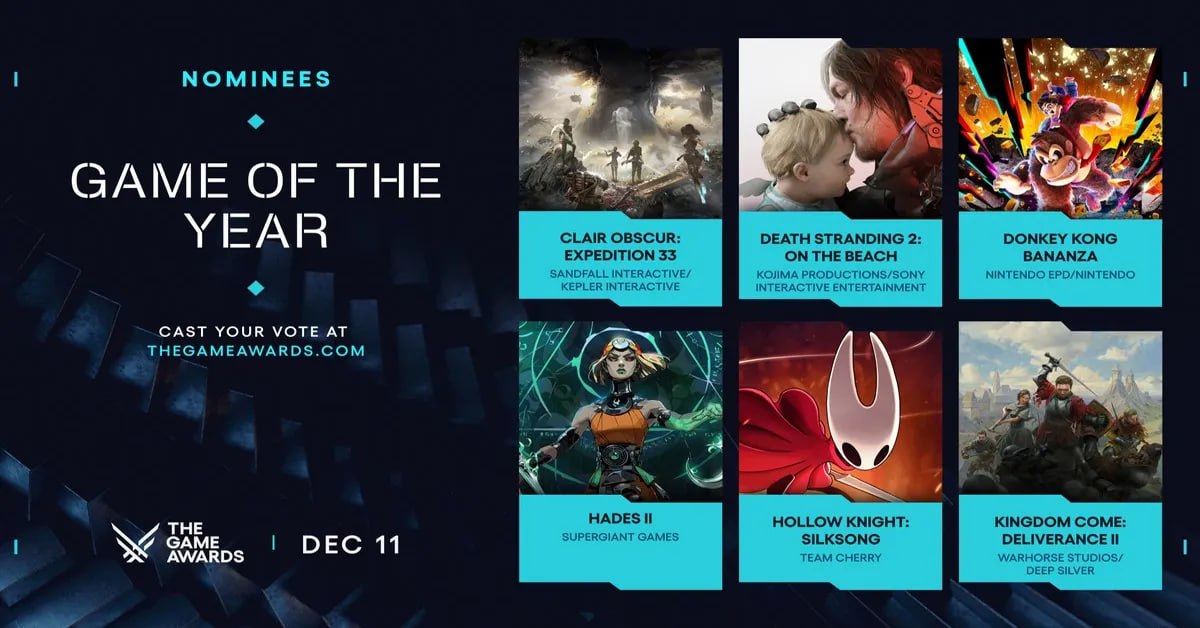 🧃 The Game Awards 2025 — ИТОГИ